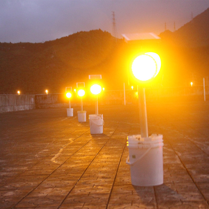 200mm太陽(yáng)能黃閃燈