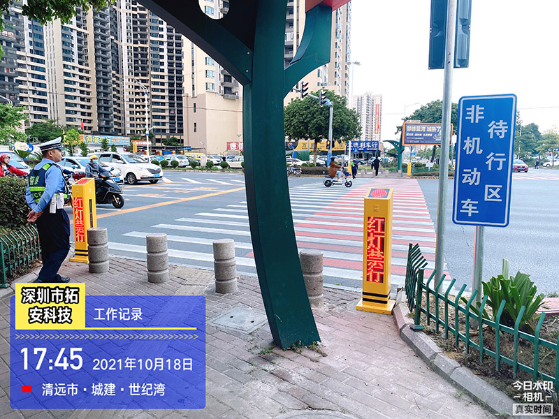 清遠(yuǎn)清新區(qū)智能語音提示樁項(xiàng)目